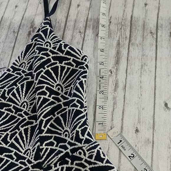 NWT Design Lab Navy Blue & White Dress - Picture 3 of 8
